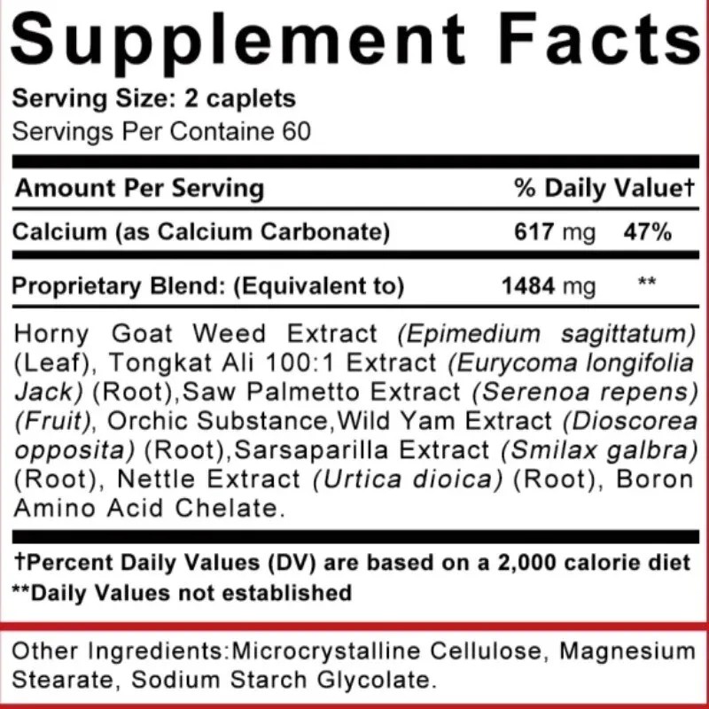 Potenciador De Testosterona 7000 (60 Cpsulas) Hecho En Usa Sin