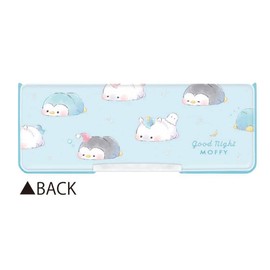 Suyasuya Moffy 121225 Compact Double-Sided Pen Case, Pencil Case, Pen Pouch, Small Item, Container, Casual