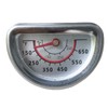 Hiorucet Grill Lid Thermometer Heat Indicator Replacement for Charbroil 463241314,