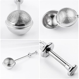 Sugar Shaker, Powdered Sugar Shaker Duster with 18/8 Stainless Steel Fine Mesh Dispenser Sugars and Spring Operated Handle for Sugar and Spices XVBITOR