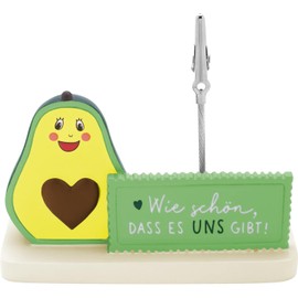 H:)PPY life Fotohalter Motiv "Avocado" | Fotohalter mit Klipp, Höhe 7,8 cm, Grün | Geschenk, Dekorieren | 47570