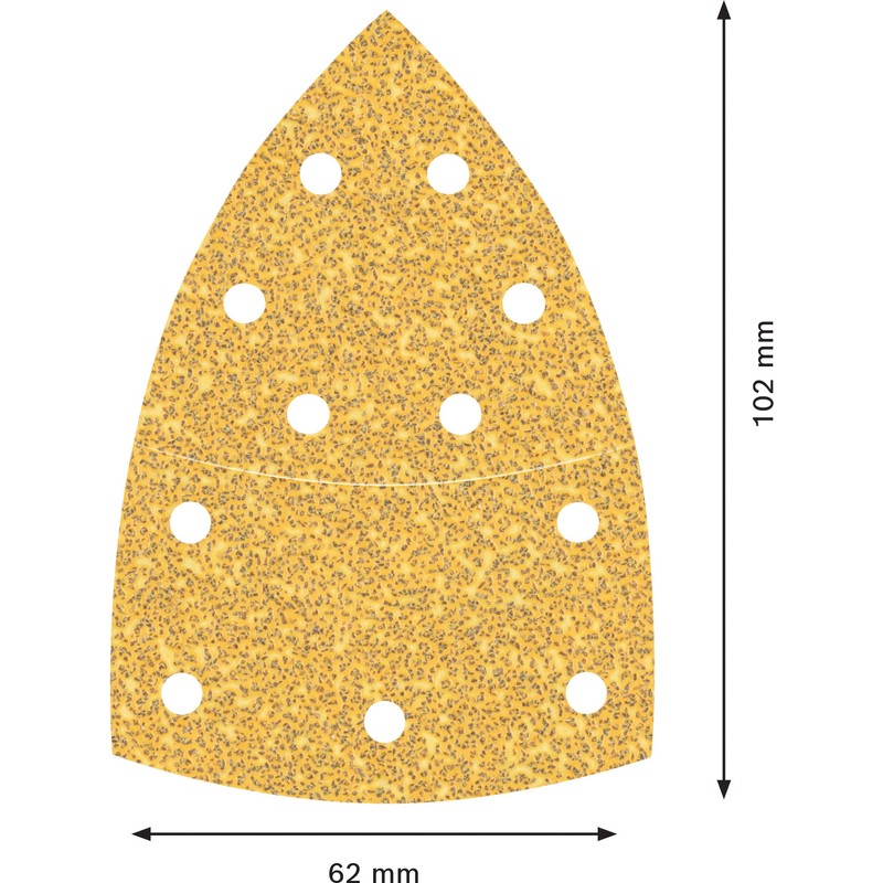 Bosch Professional Expert C470 Sandpaper with 11 Holes (for Hardwood,