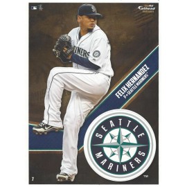 Fathead FELIX HERNANDEZ FATHEAD TRADEABLES SEATTLE MARINERS REMOVABLE STICKER 2015 #7