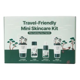 Round Lab Pine Calming Cica Trial Kit Mini Skincare Kit 4pz