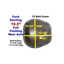 WJB WHEEL BEARINGS & SEAL KIT FORD F250 F350 12 BOLT STERLING 10.5 REAR 2012-2016