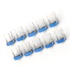 100Pcs Variable Resistor Trimmer Potentiometer Pot Electronic Component RM065 Blue