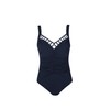 Sunflair Women's Badeanzug Basic Swimsuits, Blue (Nachtblau), 10 (Size: 40E)