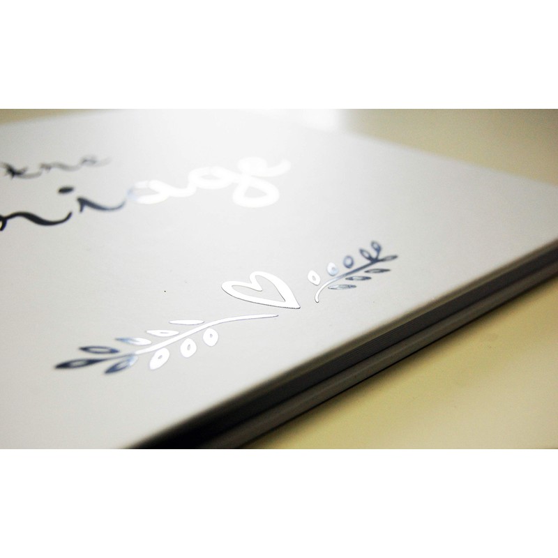 Uttscheid Wedding Guest Book 100 Blank Pages Mate Cover Premium