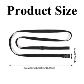 4 Pcs Adjustable Fanny Pack Extender Strap Release Backpack Sternum Strap Tie Down Straps forBackpack Travel Outdoor Car Roof Rack Fixing and Moving