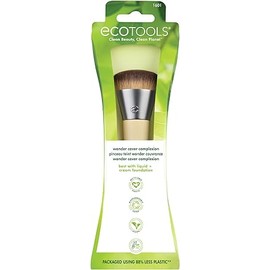 EcoTools, Wonder Cover Complexion, Brocha para Base de Maquillaje, Cobertura Completa, Brochas Cosméticas para Maquillar, Modelo 1601