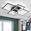 EIDISUNY Modern LED Ceiling Light, Square LED Flush Mount Ceiling