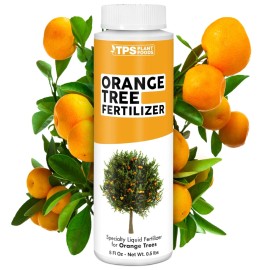 TPS Nutrients Orange Tree Fertilizer, Complete Liquid Orange Tree Citrus Plant Food, 8 oz (