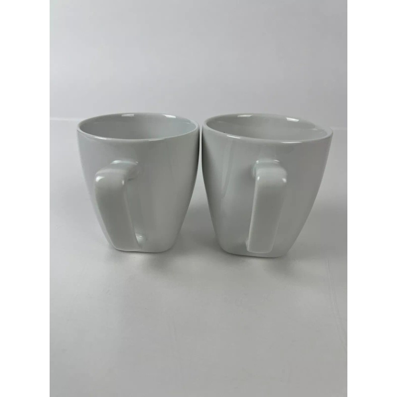LOT OF 4 VINTAGE DELTA AIRLINES MUGS CUPS WHITE PORCELAIN
