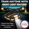 Dog Shock Collar with Remote, Unmatched 4-Mile Range, Night-Light Mode,
