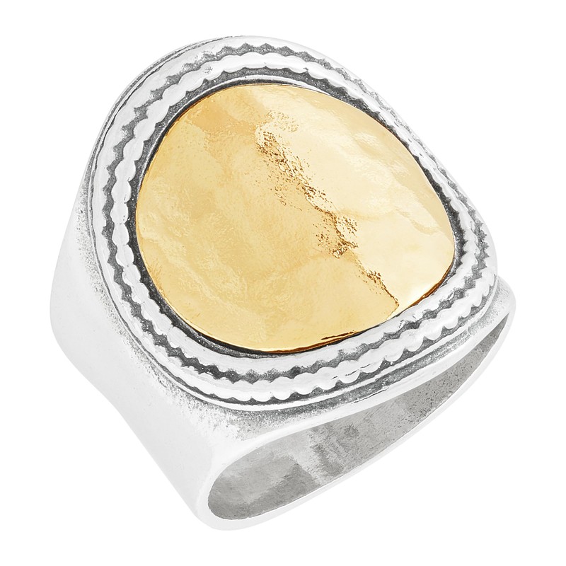 Silpada 'Golden Hour' Sterling Silver with 14K Yellow Gold Plating
