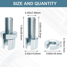 PAGOW 8PCS Screw Metric Clutch Brake Cable Adjuster for Honda Yamaha Kawasaki Suzuki ATV Motorcycle, 8MM Universal Nut Bolts, Silver