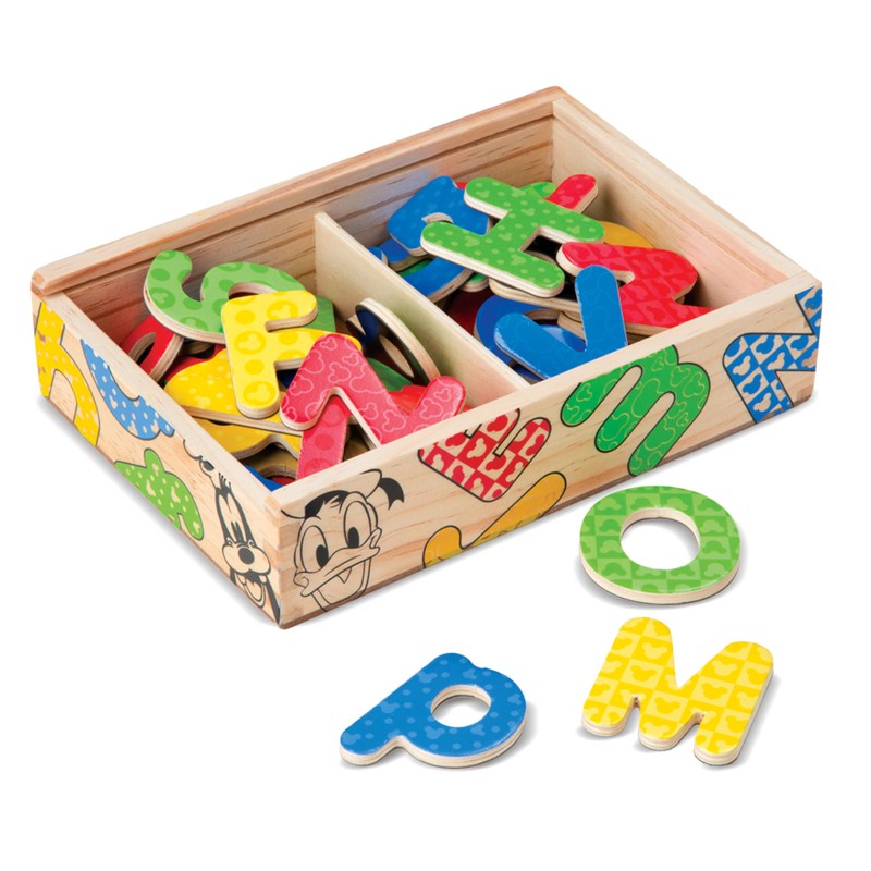Mickey and Friends Wooden Alphabet Magnets