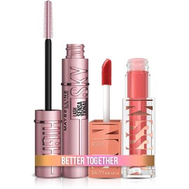 Kit Endless Summer, Maybelline New York Mascara De Pestañas Sky High A Prueba De Agua + Rubor Líquido Sunkisser Tono City Sizzle