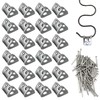 24pcs Five-Hole Rubber Spring Clamps Sofa Spring Clip Sofa Cover