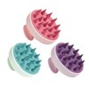 Shampoo Brush Scalp Massage Hair Cushion Brush Green 3ea