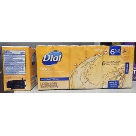 Dial 2 X DIAL GOLD Antibacterial soap 6 bar pks 3.2 oz/bar = TOTAL OF TWELVE BARS