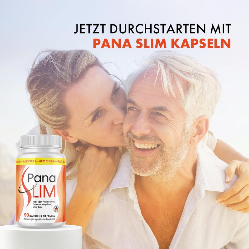 Pana SLIM Kapseln | mit Apfelessig und Pflanzenextrakten | für