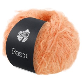 LANA GROSSA Basta Yarn in Fake Fur Look, Loosely Twisted from Fringe Effect and Merino Fibres, Hand Knitting Yarn Made of 50% Virgin Wool (Merino) and 50% Polyamide, 50 g Wool for Knitting and