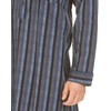 Haigman Brushed Cotton Nightshirt 7394-2 Blue/Grey Stripe 2XL