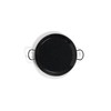 La Valenciana 10 cm Enameled Steel Paella Pan, Black
