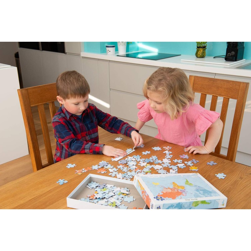 Little Wigwam World Map - 100 piece Jigsaw