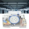 Time Switch Transparent 24h Mechanical Timer Switch with Battery for