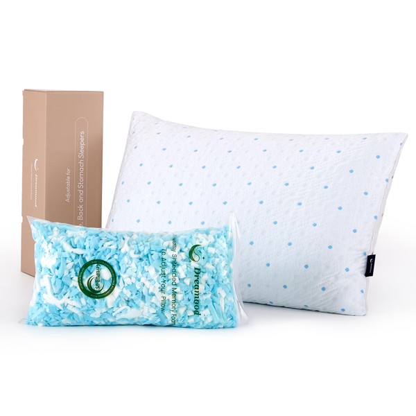 Dreamood Cooling Pillows Standard Size Set of 1 with Cooling