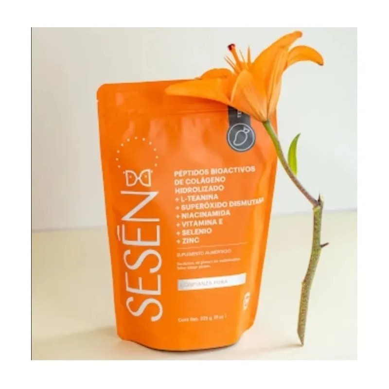 Sesen Teen Colageno Hidrolizado Teanina Niacinamida Vite Sfn Sabor Mango