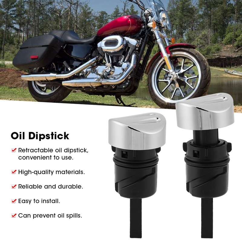 Motorcycle Engine Oil Dipstick Tank Cap Cover Fit for XL