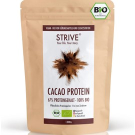 Organic Cacao Protein Powder | 1000g | Vegan & Natural | No Sweeteners | High-Protein | Made in Germany (DE-ÖKO-039)
