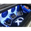 Bullz Audio 4000 WATTS BLUE 1/0 GAUGE AWG AMPLIFIER WIRING