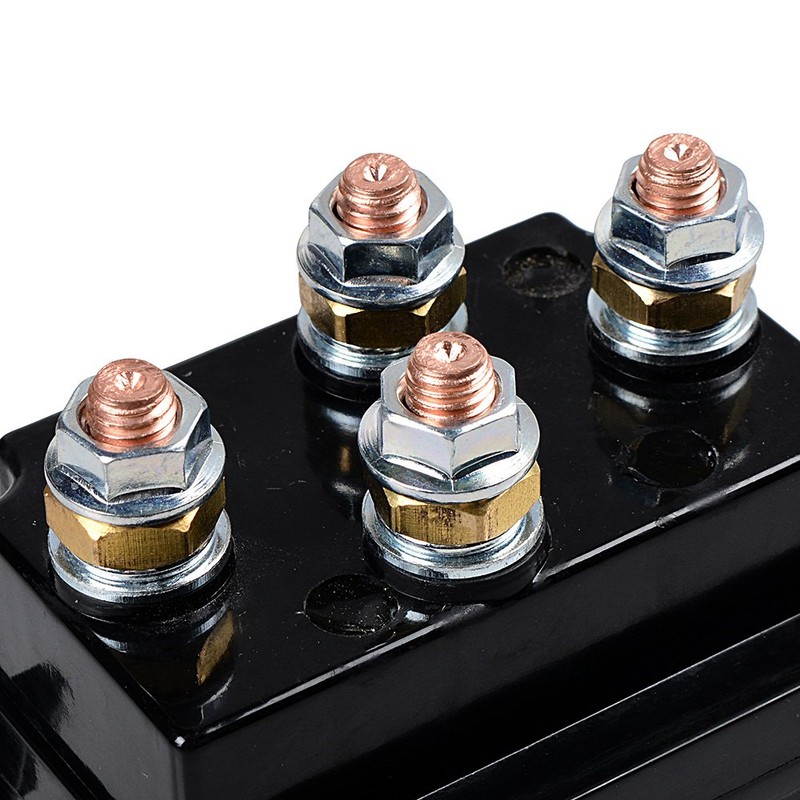 12V 500A Winch Solenoid Contactor Relay for 8000lbs-12000lbs ATV UTV