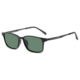 Rongchy Unisex Polarized Aluminum Sunglasses Vintage Style Sunglasses for Men, Green