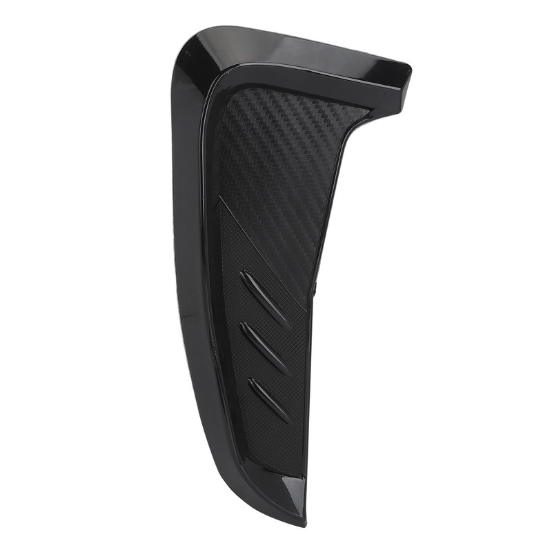 2Pcs Side Mudguard Vent Trim Left Right 20cm Glossy Black
