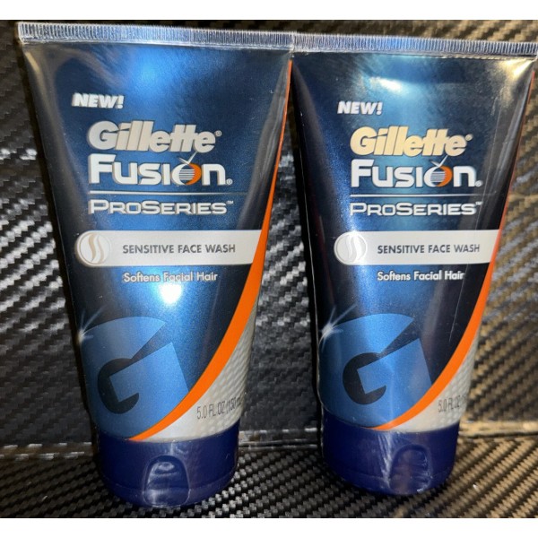 Gillette (2) Gillette Fusion ProSeries Men Sensitive Face Wash 5fl.oz