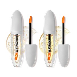 SACE LADY Tinted Lip Oil Set, Hydrating Lip Glow Oil for Women, Non-sticky Moisturizing Nourishing Lip Plumping Serum