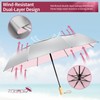 ZOMAKE UV Umbrella for Sun Protection UPF 50+,46 Inch Travel