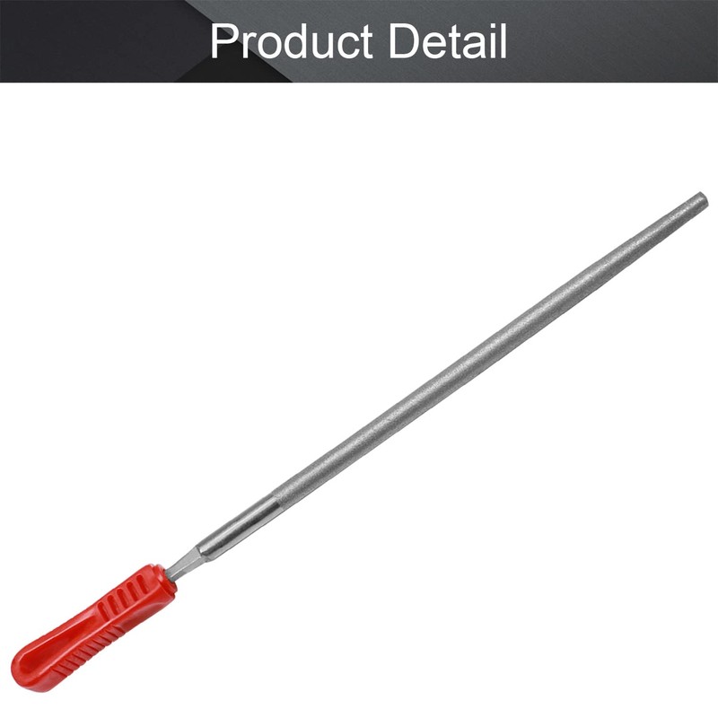 Utoolmart Diamond File 12 Inch Round Diamond Coated Plastic Handle
