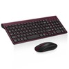 cimetech EasyTyping KF10 Wireless Keyboard and Mouse Combo, [Silent Scissor