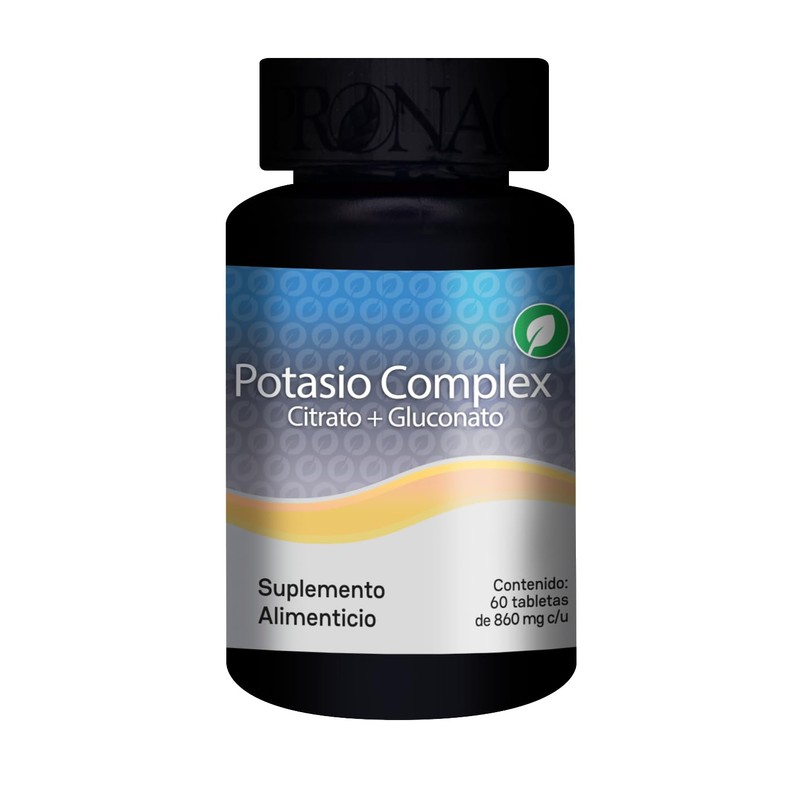 PRONACEN Potasio Complex 60 tabletas | Citrato + Gluconato