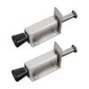STARTIST 2Pcs Kickdown Door Stop Door Locks Holder,Door Stop Plunger