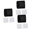 Baluue 6pcs Eyelash Extension Pallet with Hand Strap Compact Holder