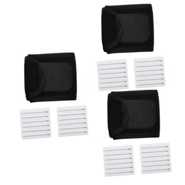 Baluue 6pcs Eyelash Extension Pallet with Hand Strap Compact Holder Tray for Lash Grafting for Beauty Salons and Cosmetology Schools Safe Materials for Eyelash Care