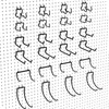 INCLY 24 Pack Heavy Duty Pegboard Hooks, 1/4" Pegboard Drill