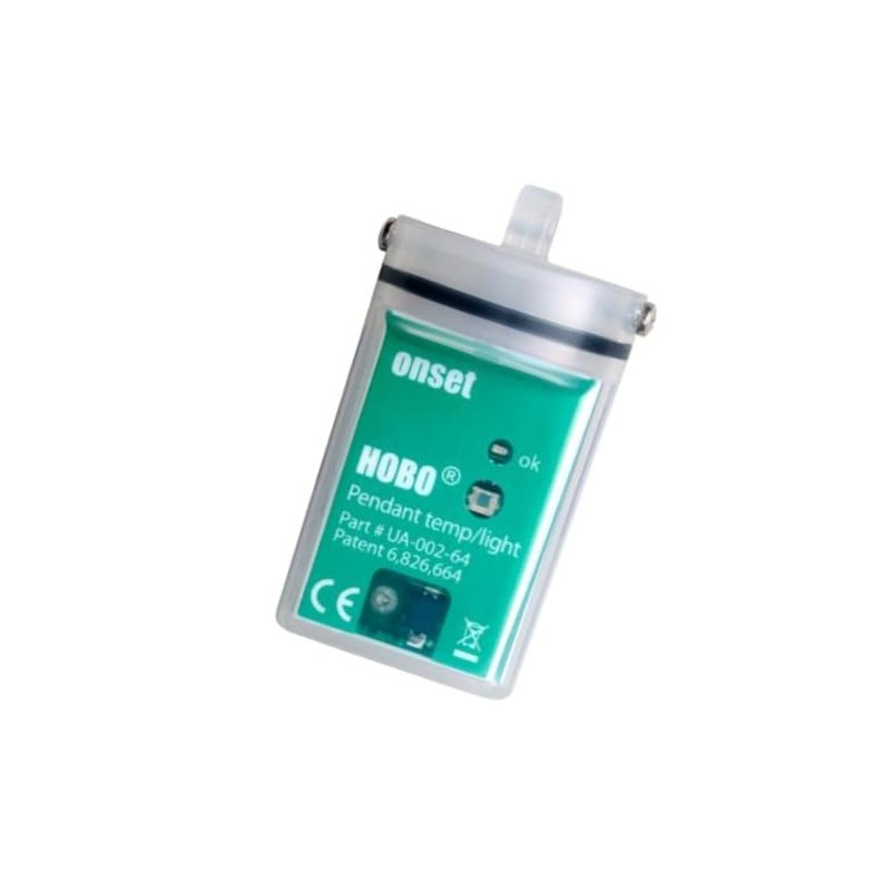 UA-002-64 Onset Hobo Temperature/Light 64K Data Logger. Waterproof. Record Light